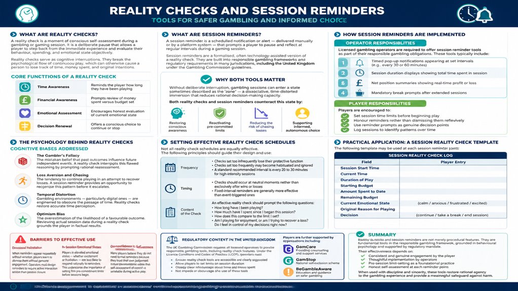 reality checks and reminders